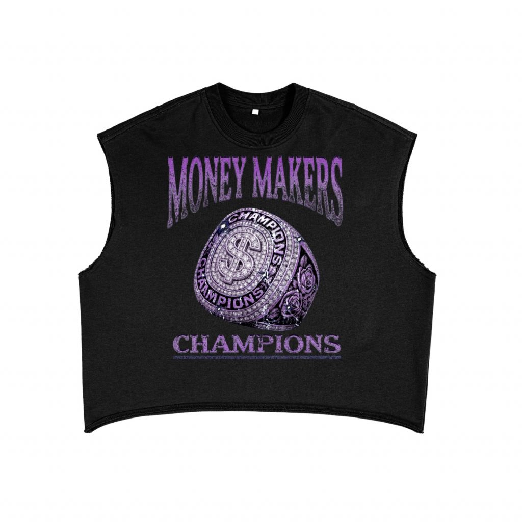 Money Makers “Money Makers Champions” Sleeveless Graphic Tee