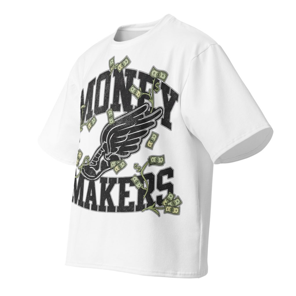 Money Makers “Track To The Money” Oversized Graphic Tee