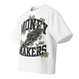 Money Makers “Track To The Money” Oversized Graphic Tee