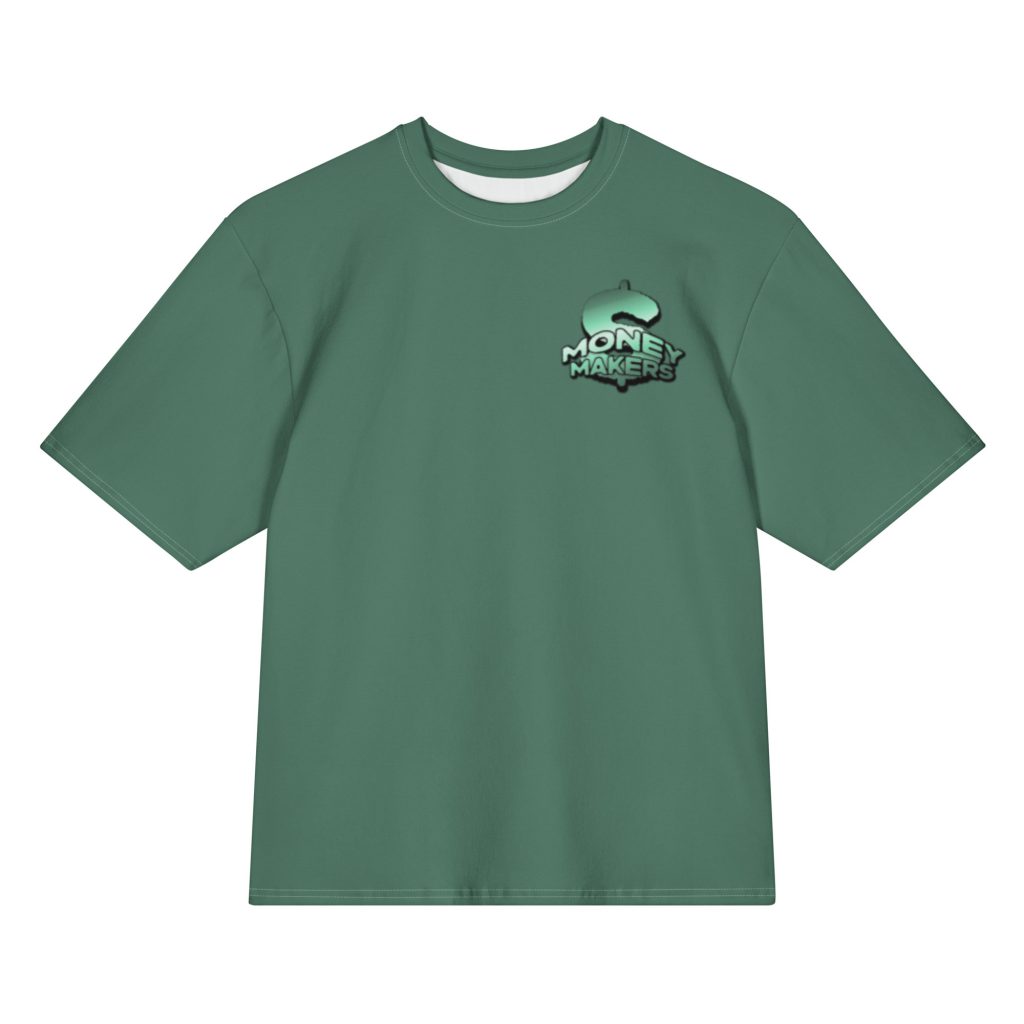Money Makers “Signature” Oversized Graphic Tee (MONEY GREEN)
