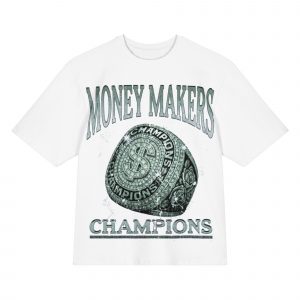 Money Makers “Money Makers Champions” Oversized Graphic Tee