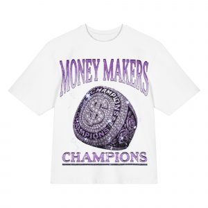 Money Makers “Money Makers Champions” Oversized Graphic Tee