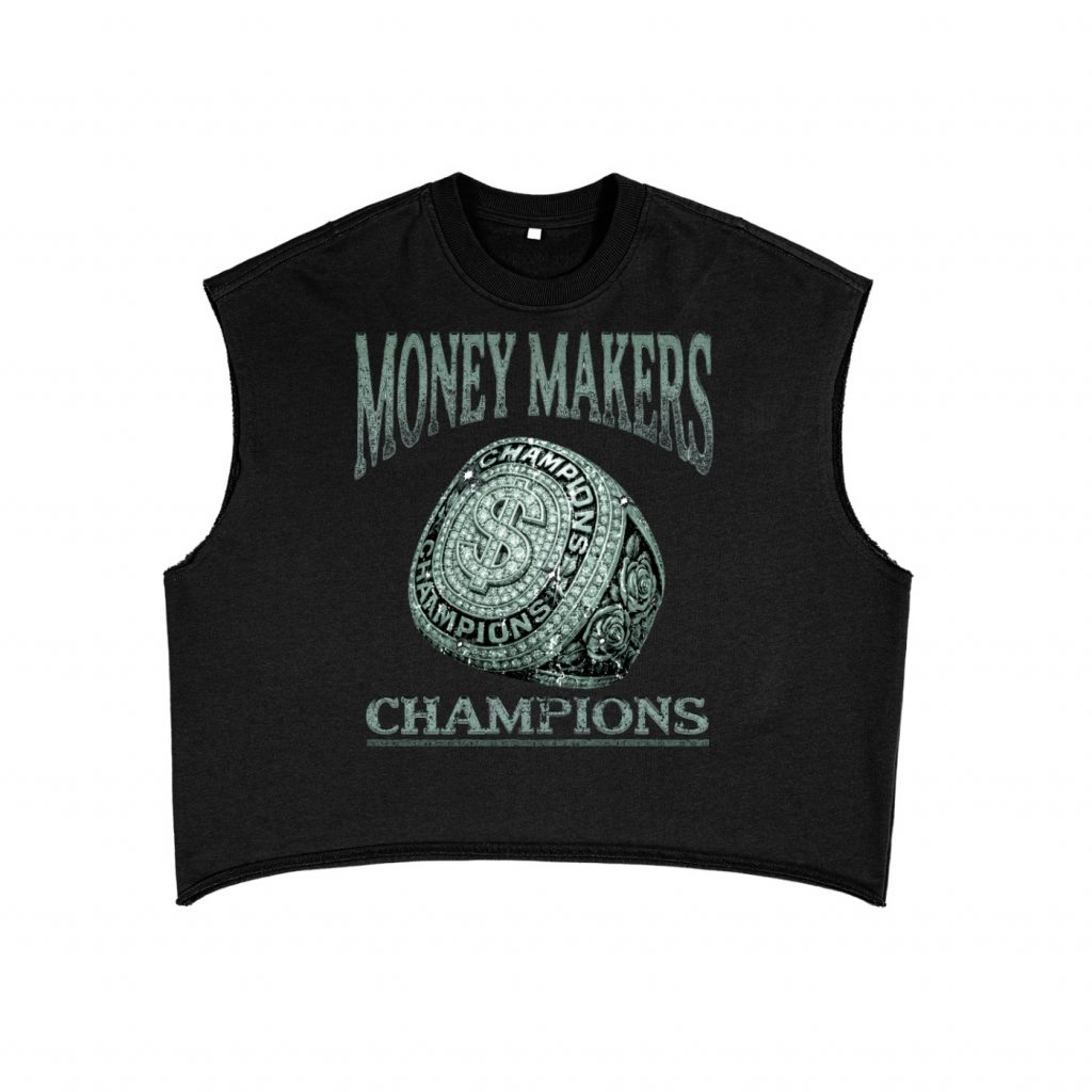 Money Makers “Money Makers Champions” Sleeveless Graphic Tee