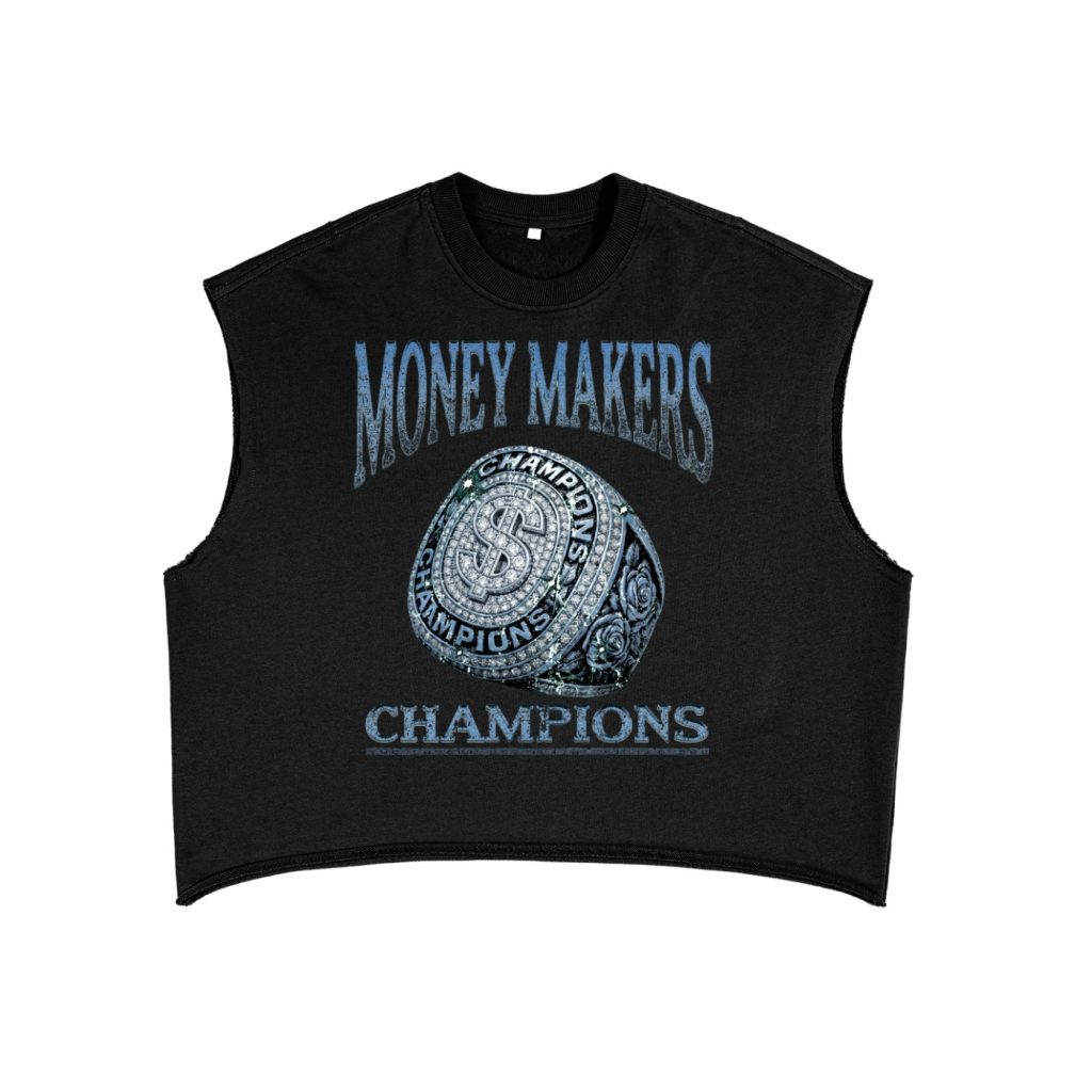 Money Makers “Money Makers Champions” Sleeveless Graphic Tee